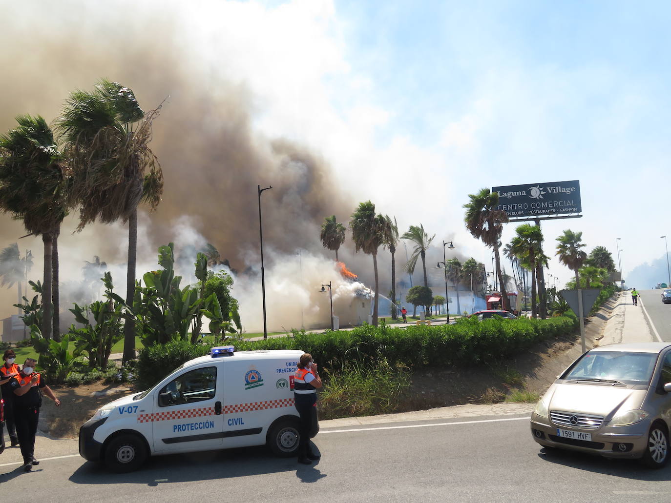Fotos: Incendio forestal en Estepona