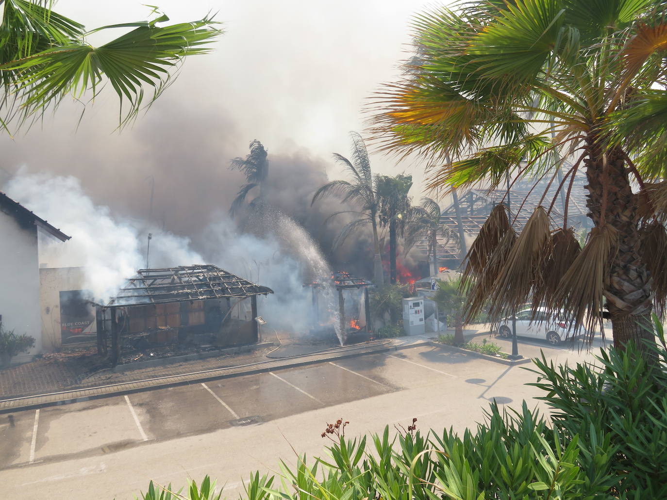 Fotos: Incendio forestal en Estepona