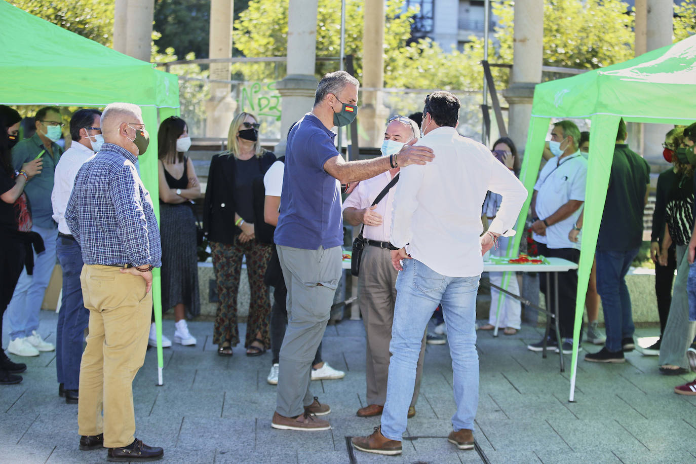 Fotos: Disturbios en Santurtzi durante un acto de Vox en Santurtzi