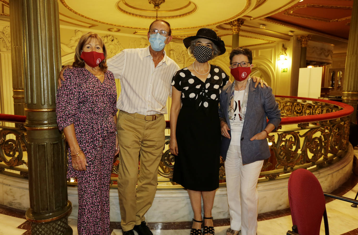 María José Domínguez, José María Medrano, Raquel Bartolomé y María José Domínguez.
