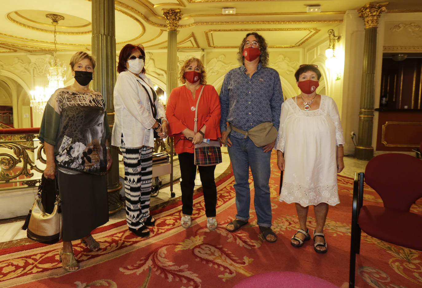 Aurori Bolzoni, Marian López, Begoña Iribarren, Antonio Pérez Sicilia y Elena Bolzoni. 