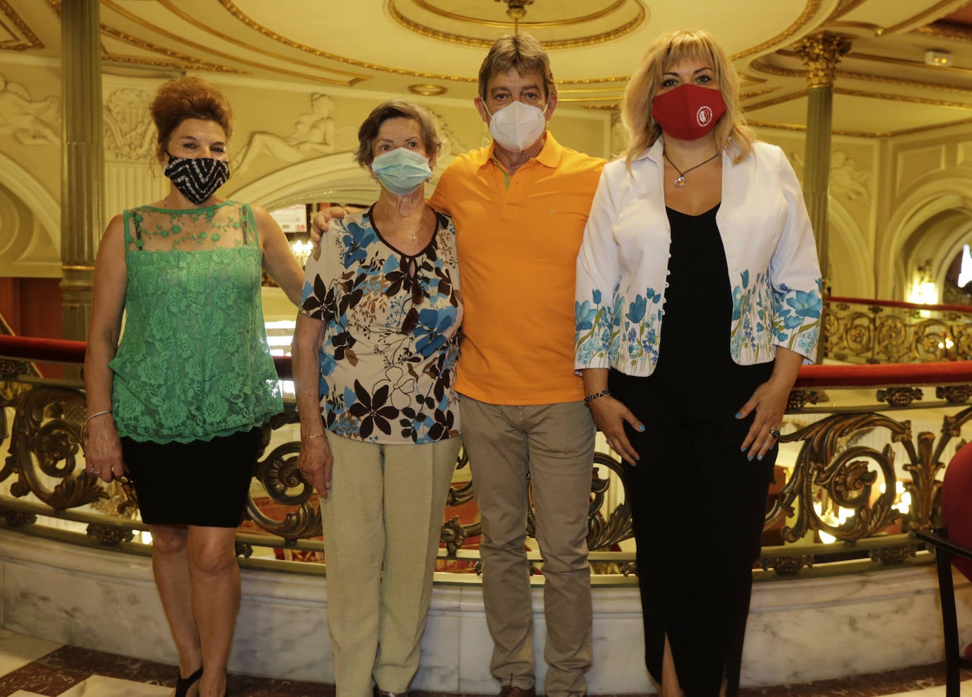 María Arnés, Clotilde de la Fuente, Javier Rodríguez y Nistal Mayorga.