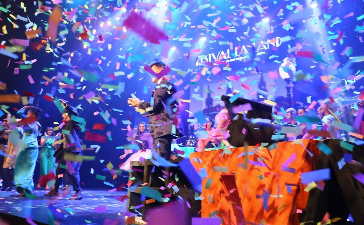 Un momento de la gala de clausura de una edición anterior del FesTVal. 