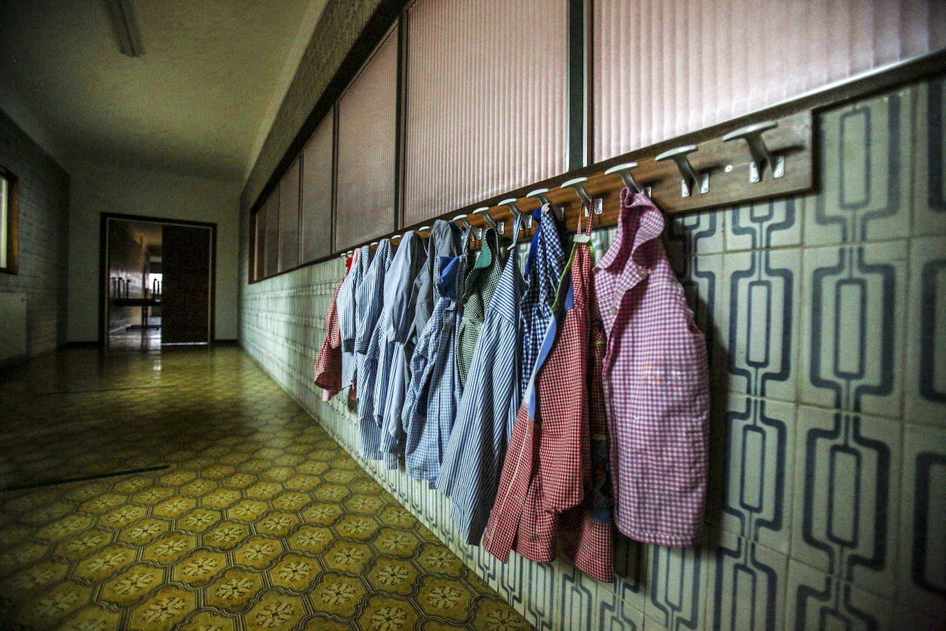 Las batas han vuelto a colgarse en las aulas del colegio San Viator.