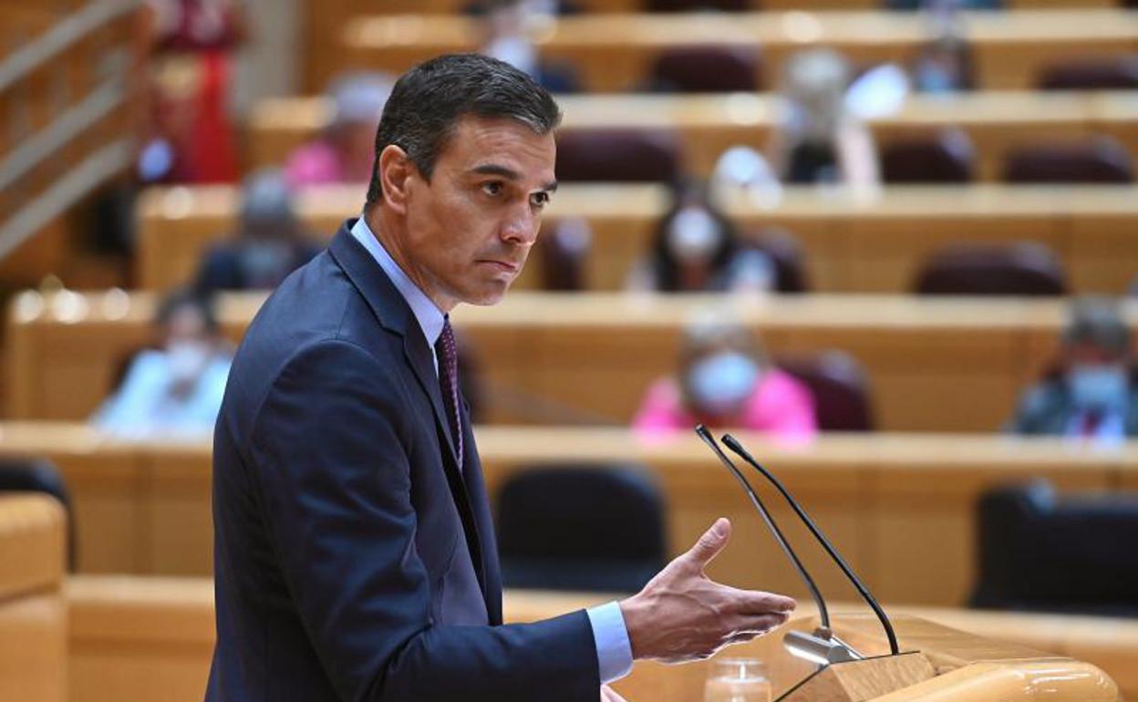 Pedro Sánchez en el Senado