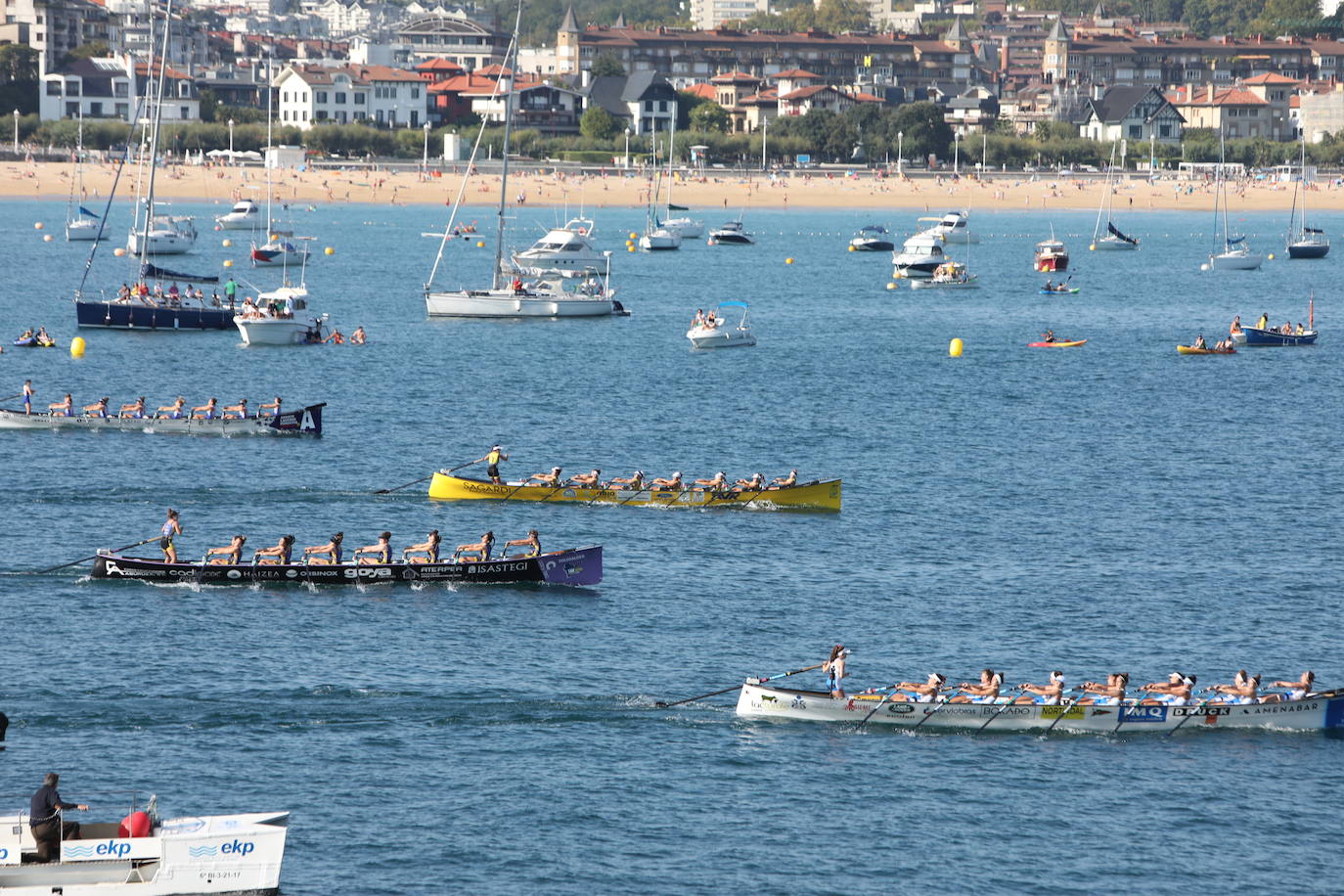 Fotos: Orio gana la bandera de la concha femenina