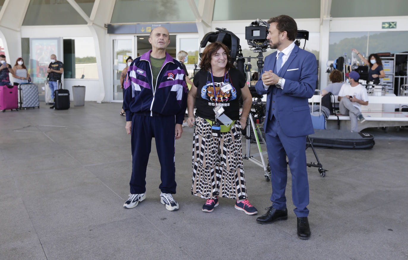 Fotos: Loiu se convierte en plató de cine para el rodaje de la película «García y García»