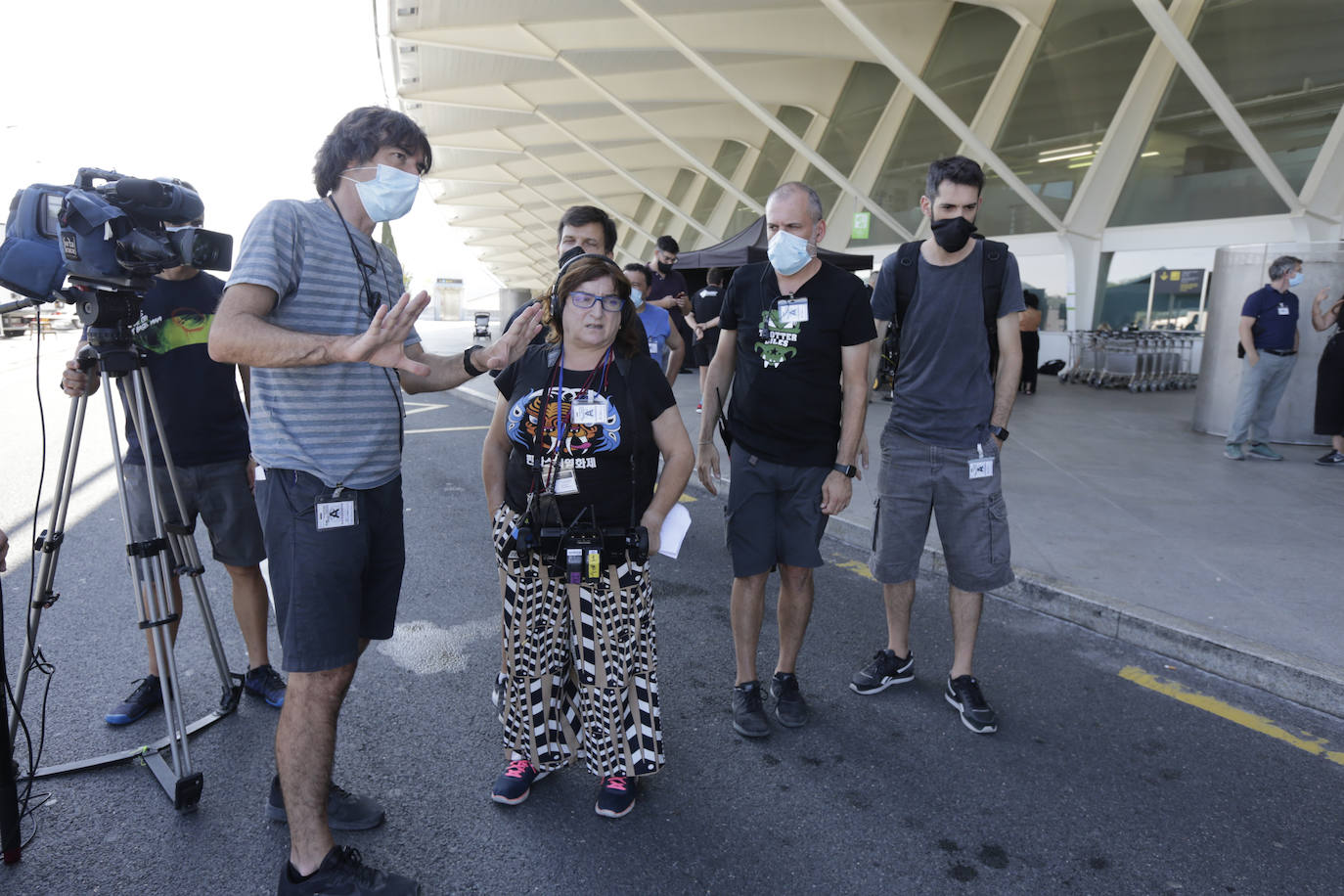Fotos: Loiu se convierte en plató de cine para el rodaje de la película «García y García»