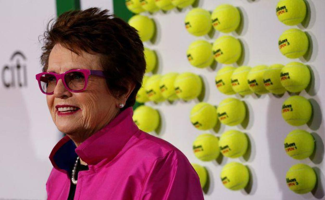 La extenista estadounidense fue la fundadora del circuito femenino WTA. 