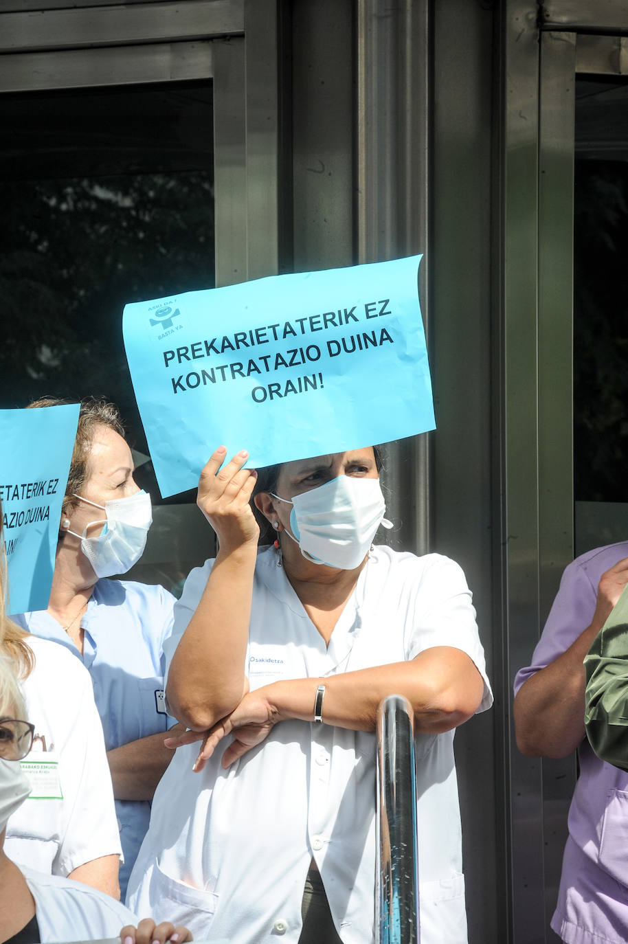 Protesta en Olaguíbel.