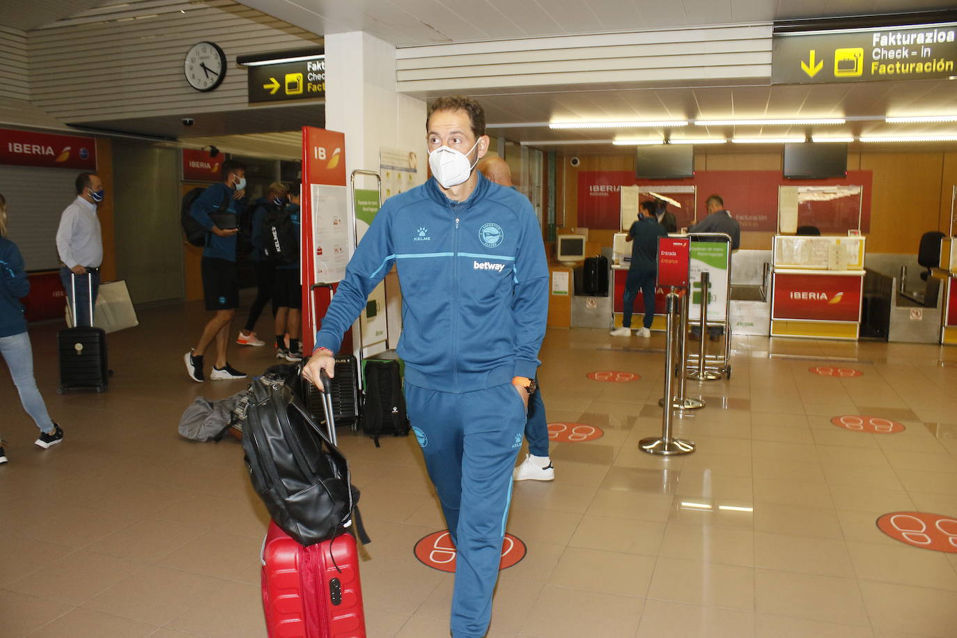 El Alavés pone rumbo a Granada. 