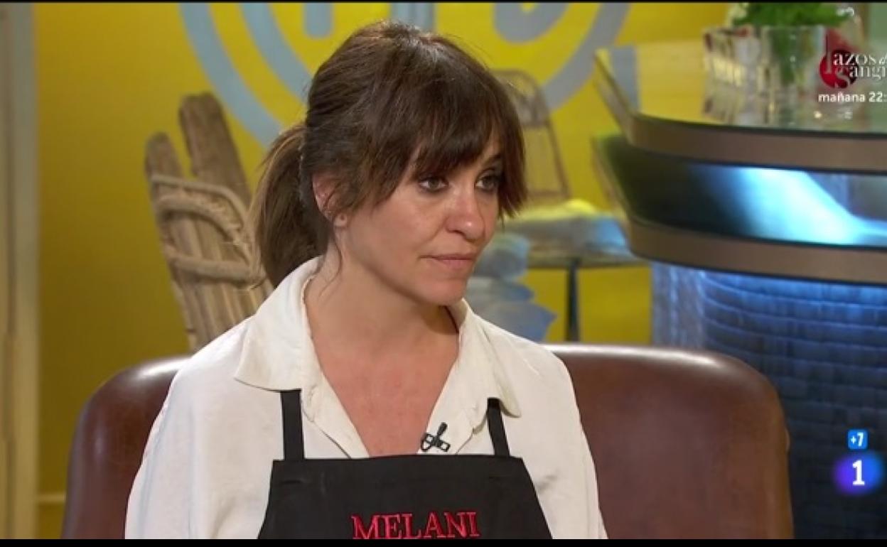 Melani Olivares, expulsada de Masterchef Celebrity 2020. 