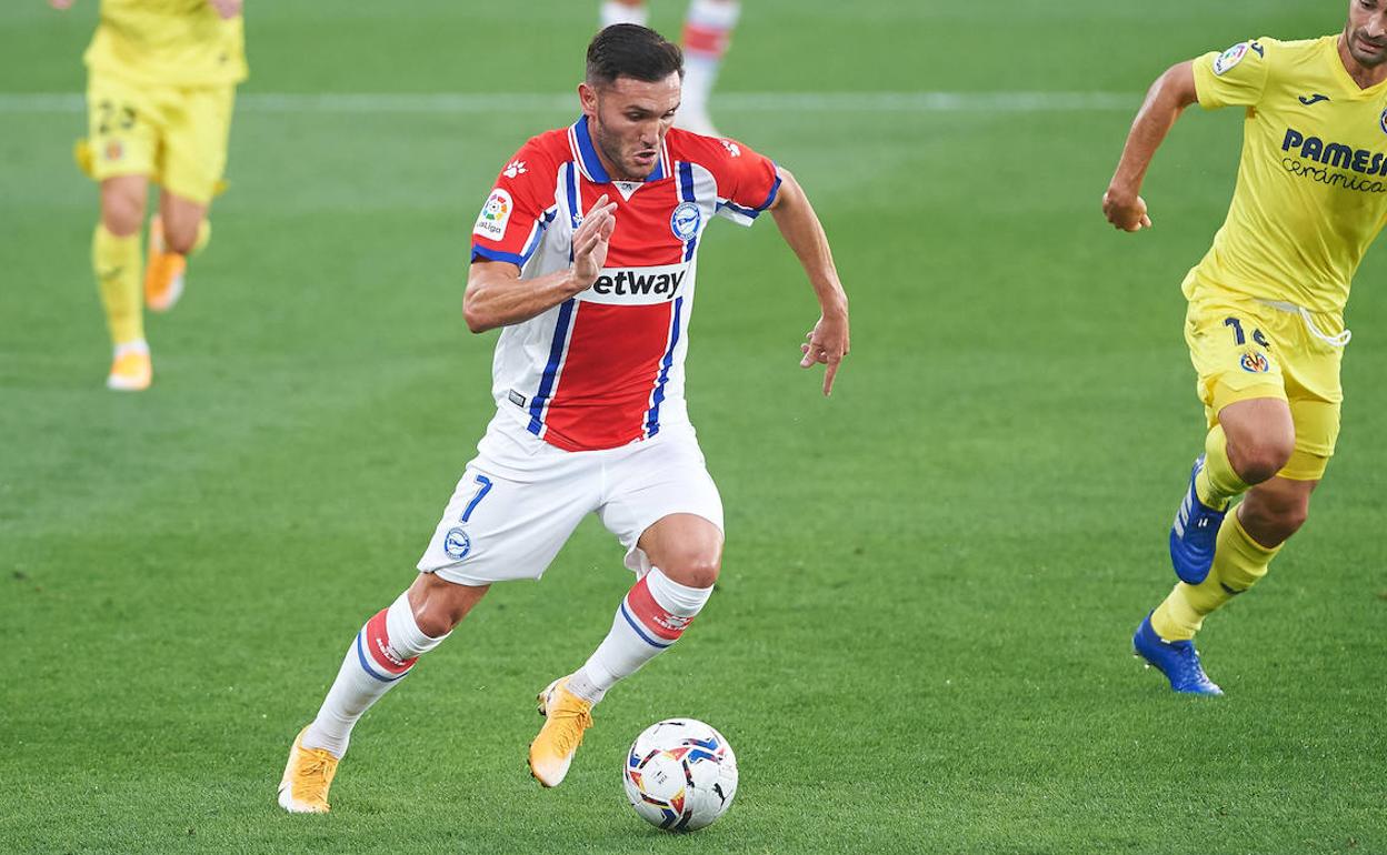 Luca Pérez estuvo a punto de marcar en el tramo final del partido. 