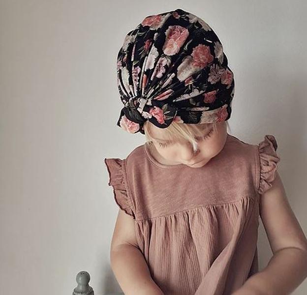 Los turbantes hechos a mano y de forma personalizada son sello de identidad de 'Magnolia Olivia'. 