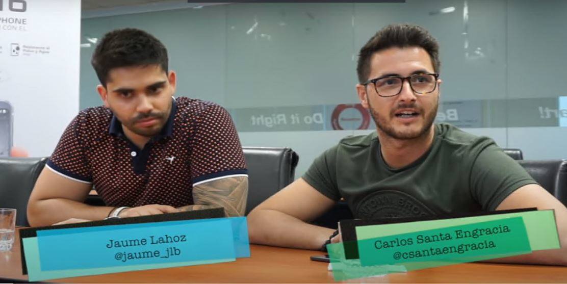 Jaume Lahoz y Carlos Santaengracia (Tecnología)