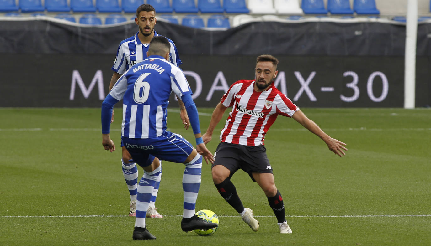 El estadio de Mendizorroza ha albergado el derbi entre albiazules y rojiblancos