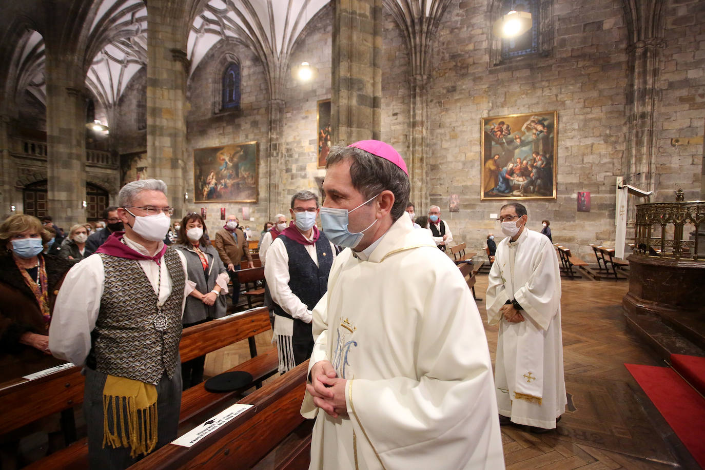 Fotos: Así fue el reconocimiento de Juan Mari Aburto como romero de honor