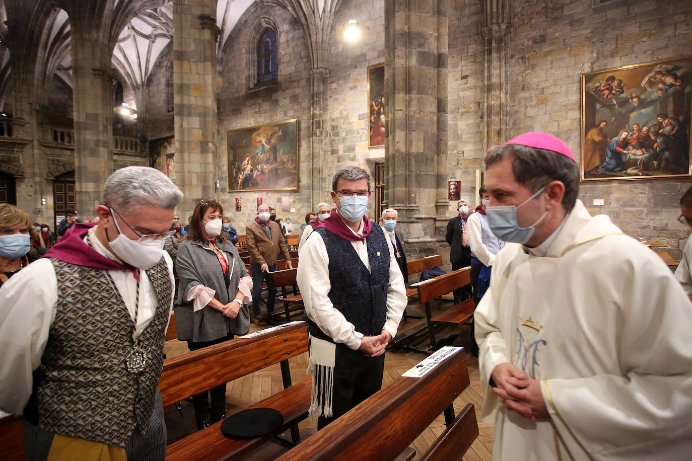 Fotos: Así fue el reconocimiento de Juan Mari Aburto como romero de honor