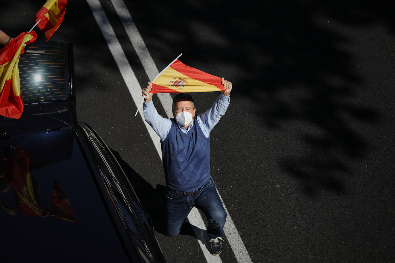 Fotos: Imágenes del acto organizado con motivo del Día de la Fiesta Nacional, en Madrid