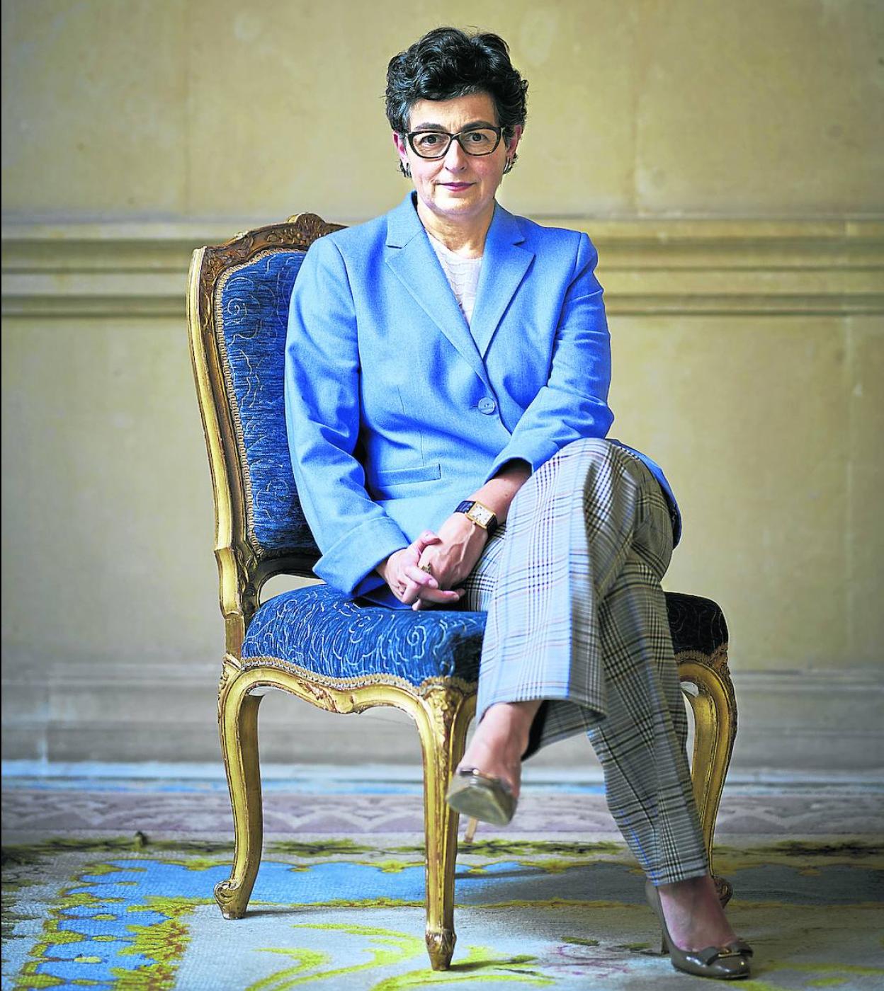 Arancha González Laya, esta semana en el Ministerio de Exteriores. 