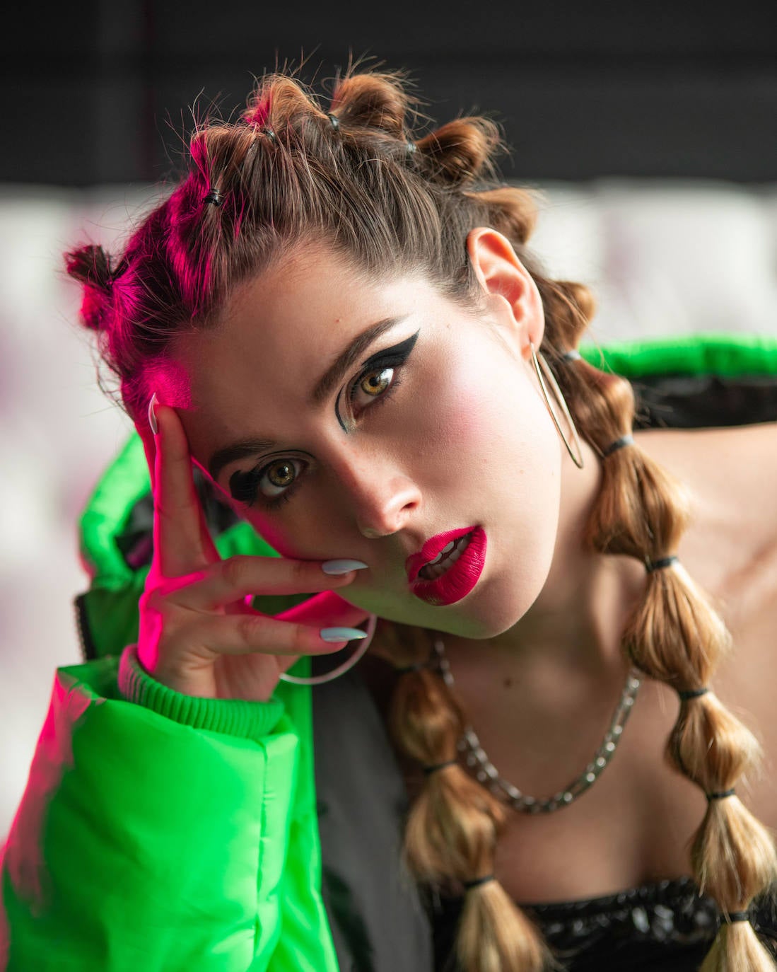 La cantante vitoriana Kai Nakai con maquillaje de Tamara