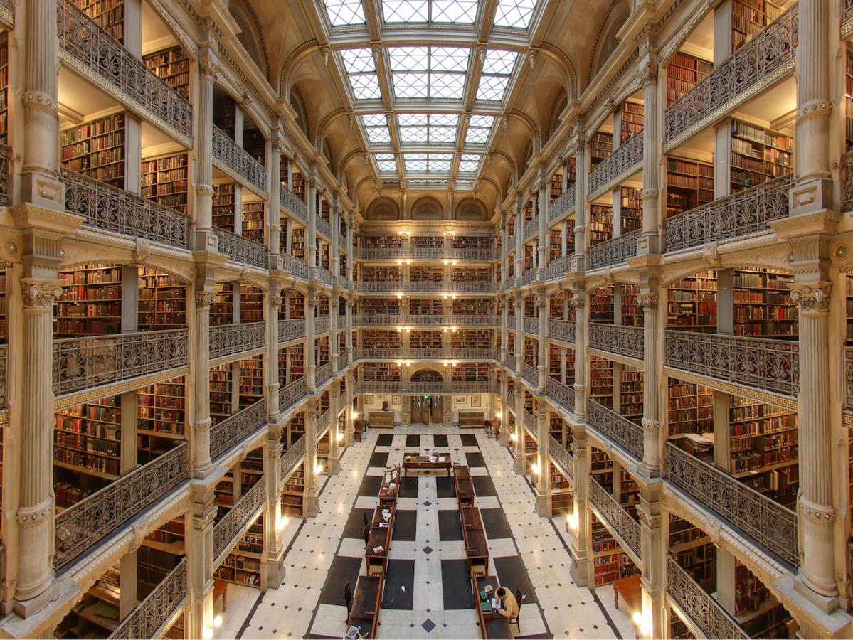 The George Peabody Library (Baltimore, Estados Unidos)