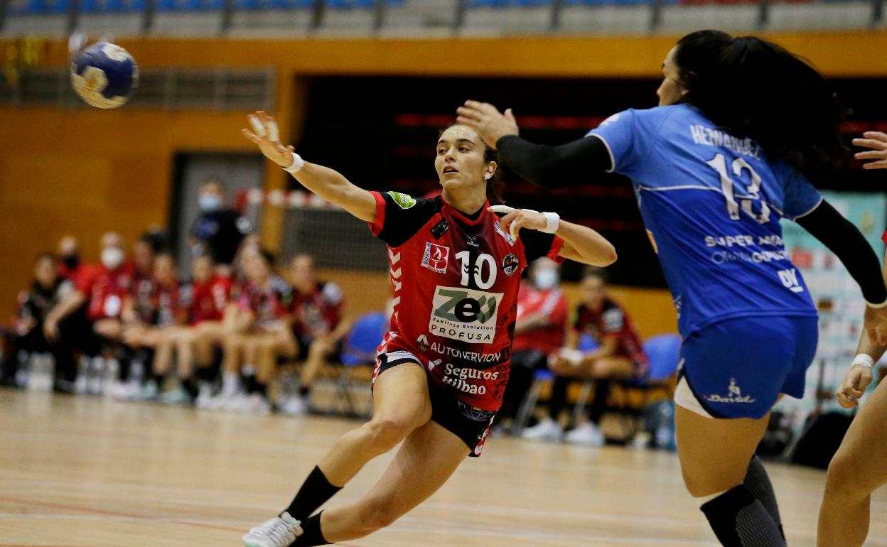 Un momento del partido. 