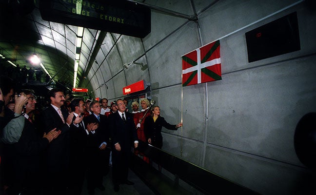 Fotos: El primer viaje del Metro Bilbao en imágenes