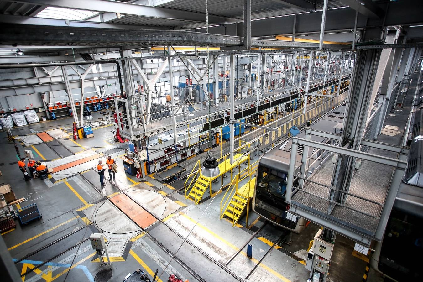 Fotos: El taller del Metro Bilbao en imágenes