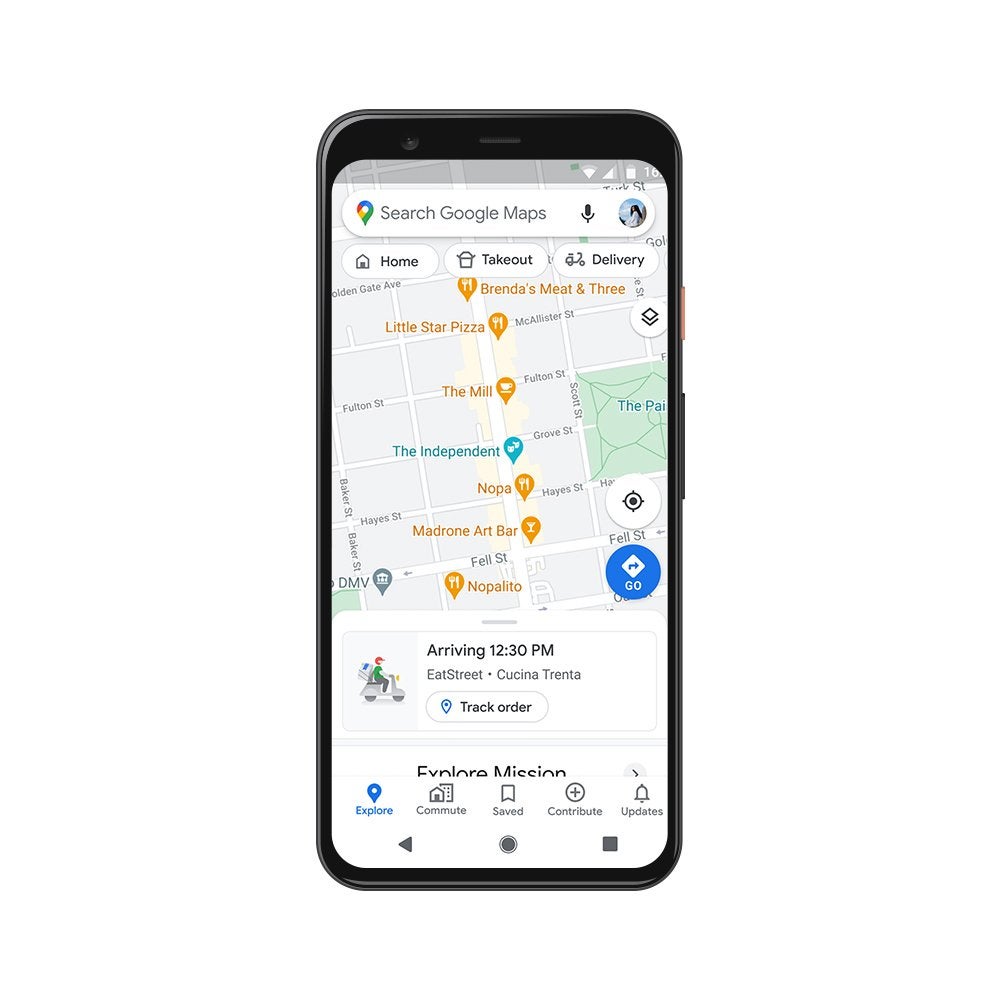 Google Maps facilitará los pedidos de comida a domicilio