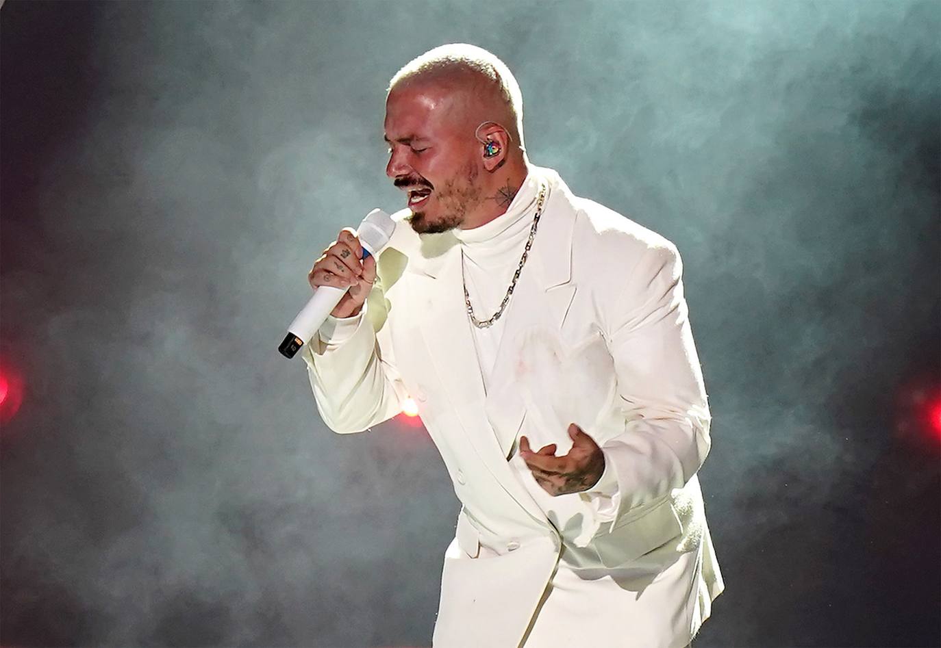 La actuación de Balvin.