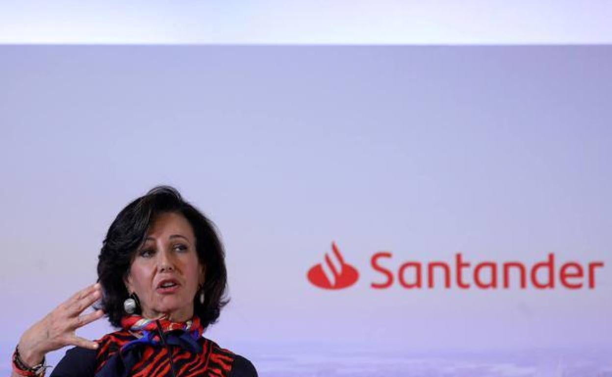 Ana Botín, presidenta del banco Santander. 