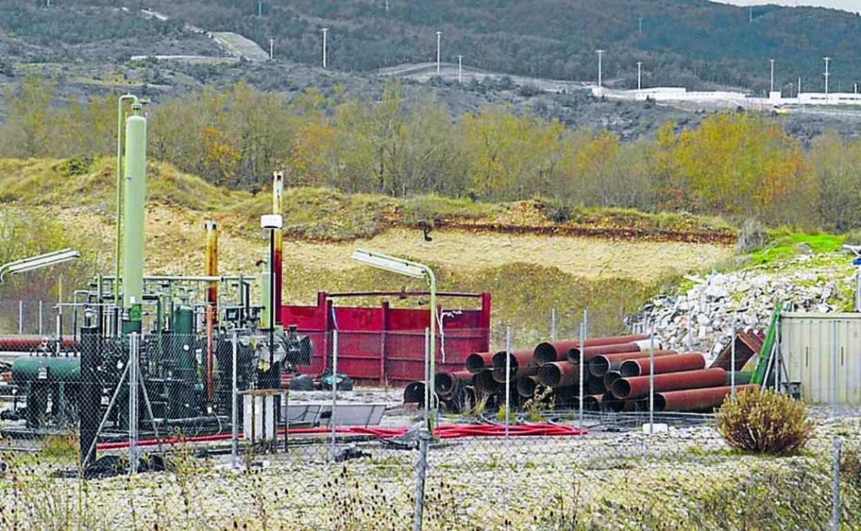 Zona de Subijana donde se ubica el pozo Armentia 2. 