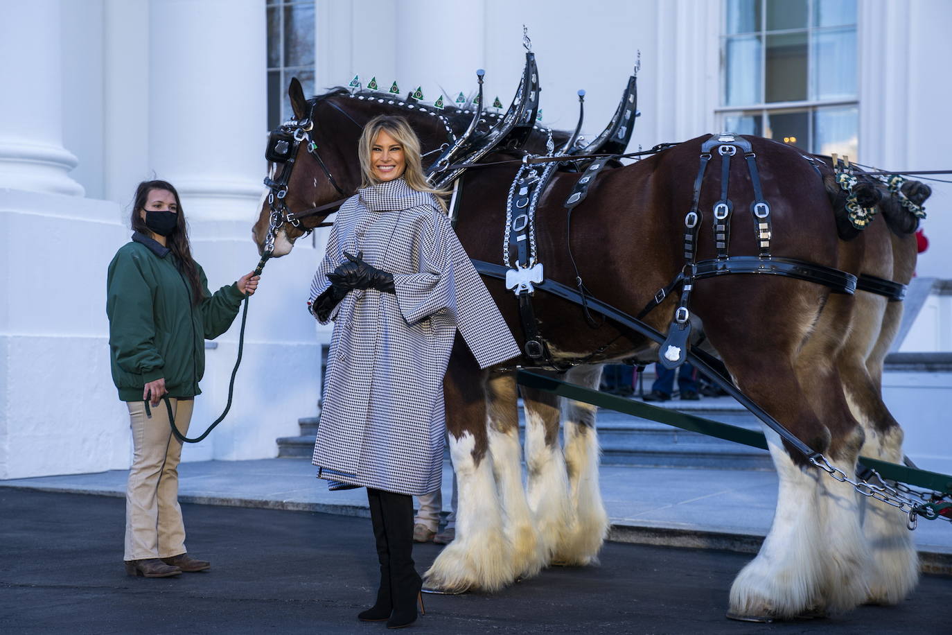 Fotos: La última Navidad de Melania Trump en la Casa Blanca