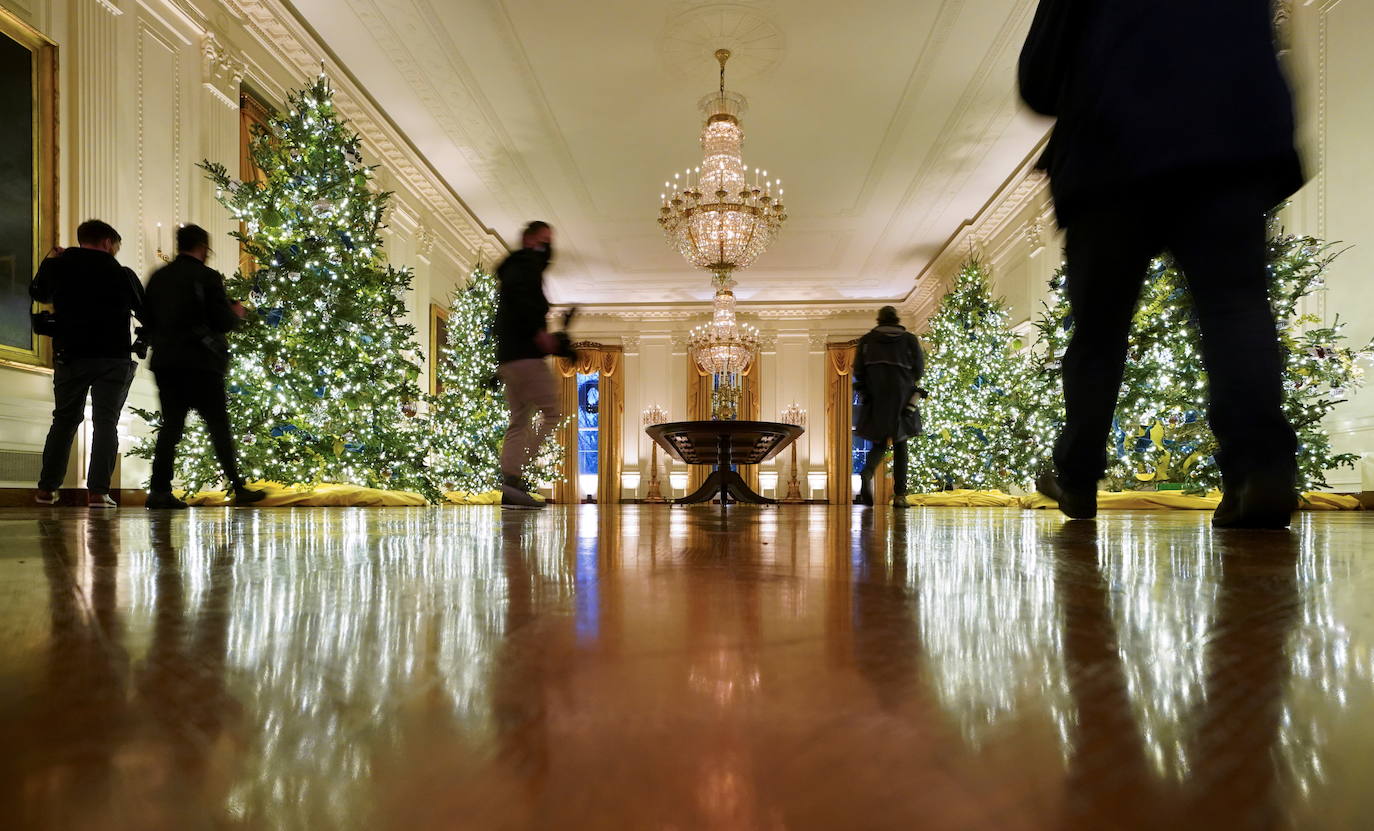 Fotos: La última Navidad de Melania Trump en la Casa Blanca