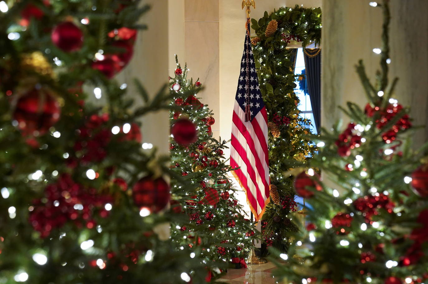 Fotos: La última Navidad de Melania Trump en la Casa Blanca