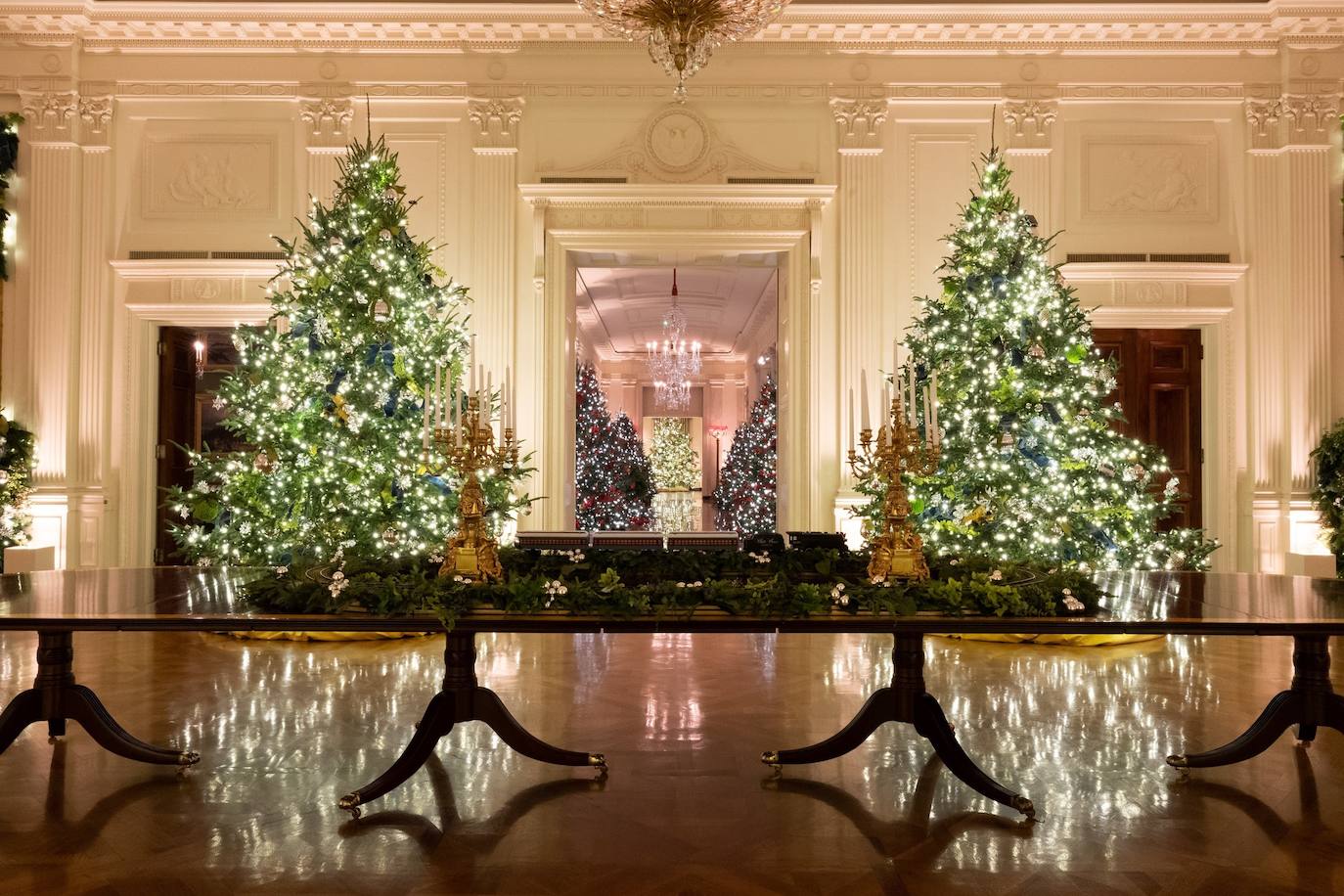 Fotos: La última Navidad de Melania Trump en la Casa Blanca