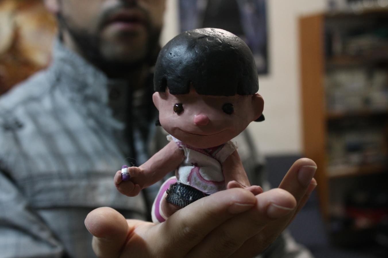 Fotos: Bocata en los fuegos y purpurina en &#039;La Pinpi&#039;: una pareja recrea en plastilina la Aste Nagusia que no pudo ser