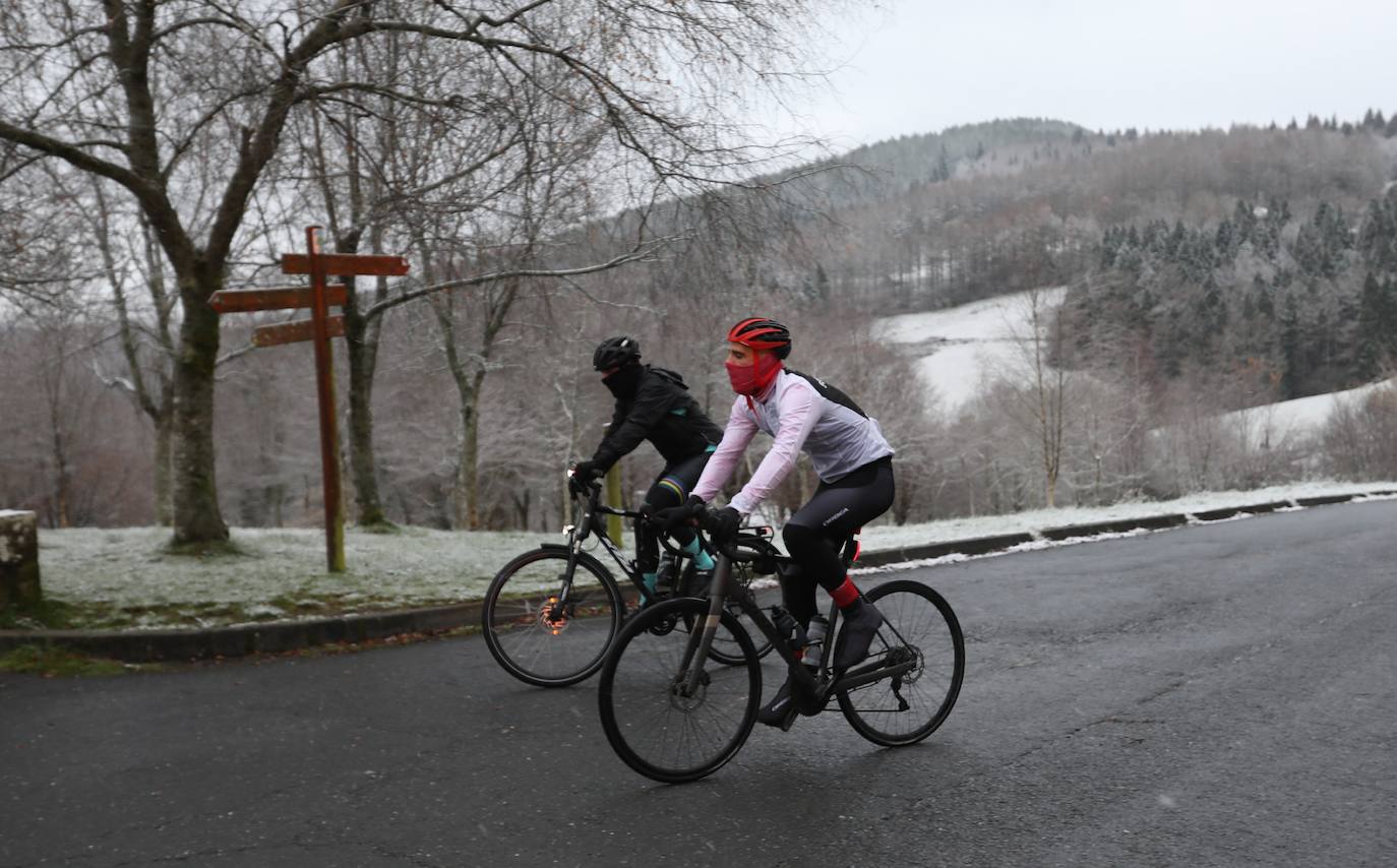 Primera nevada del otoño, que había sido hasta este momento cálido y muy seco
