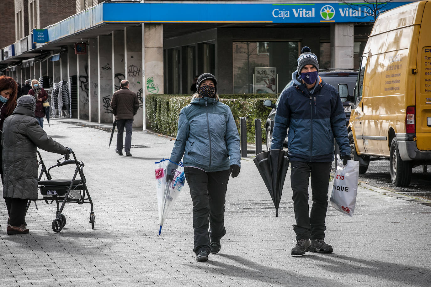 La borrasca 'Dora' está dejando las primeras estampas invernales.