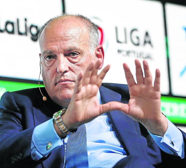 Tebas espera que sea a partir de enero, pero el Gobierno no lo cree así.