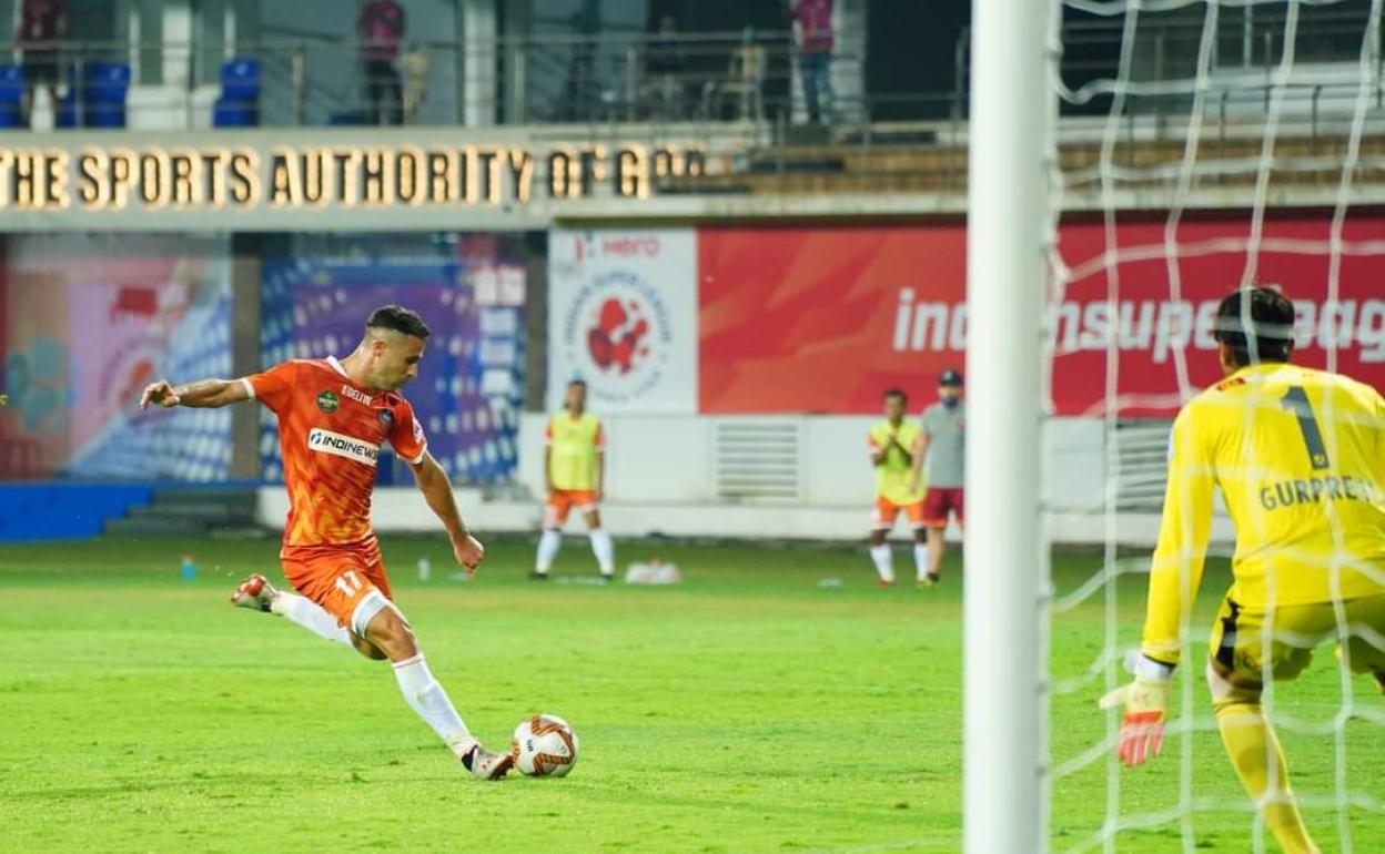 Angulo, 5 goles en 4 partidos en su burbuja de la Superliga India