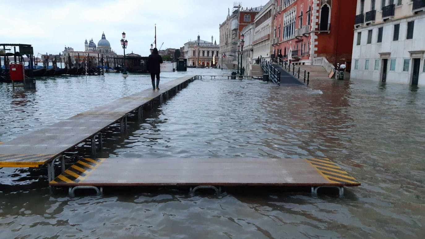 Fotos: Los diques fallan y el &#039;acqua alta&#039; inunda Venecia