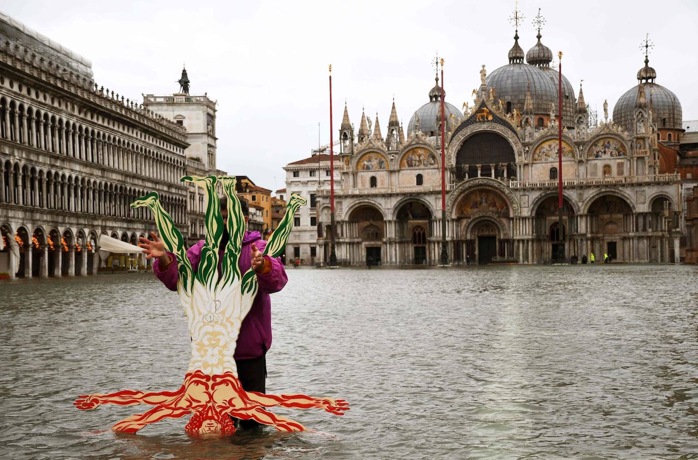 Fotos: Los diques fallan y el &#039;acqua alta&#039; inunda Venecia