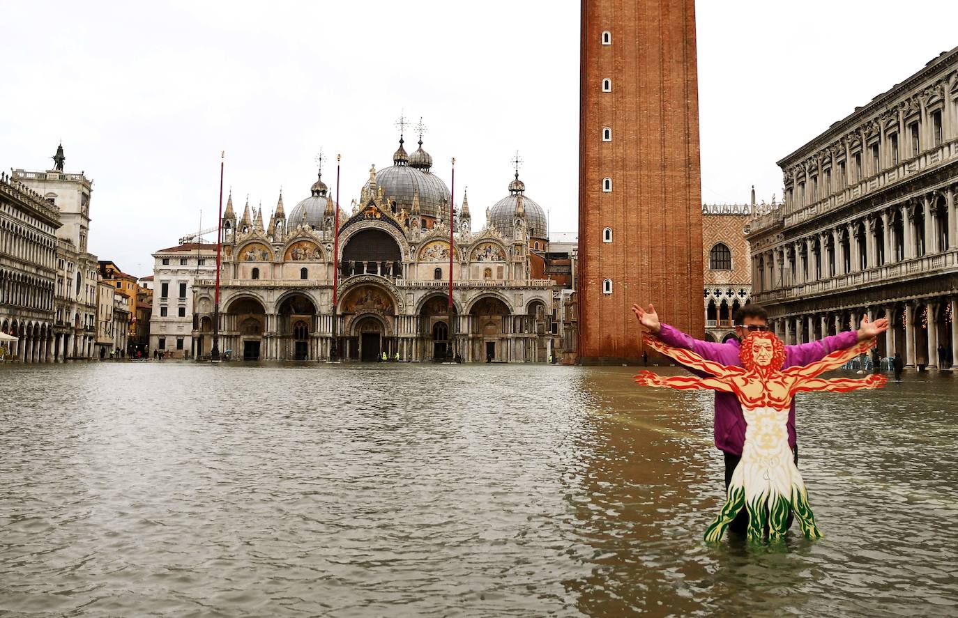 Fotos: Los diques fallan y el &#039;acqua alta&#039; inunda Venecia