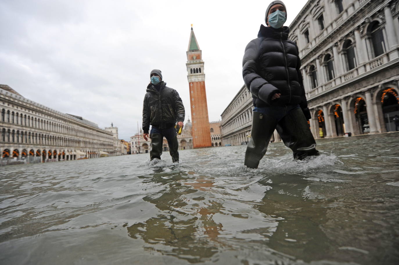 Fotos: Los diques fallan y el &#039;acqua alta&#039; inunda Venecia