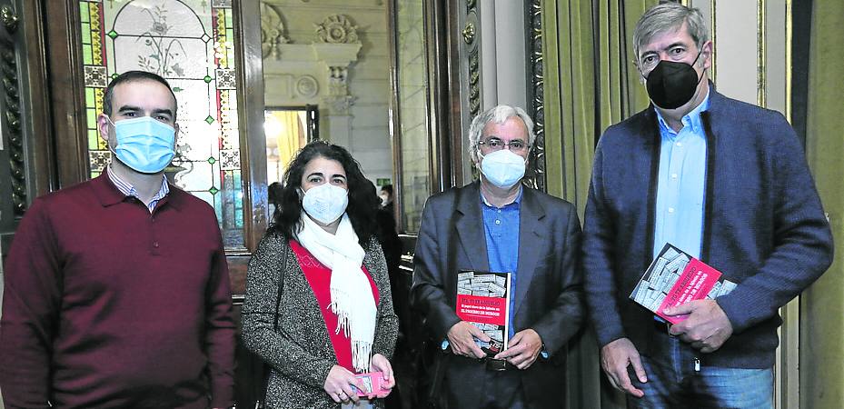 Gaizka Fernández Soldevilla, Antonia Delgado, Pedro Ontoso y Kepa Aulestia. 