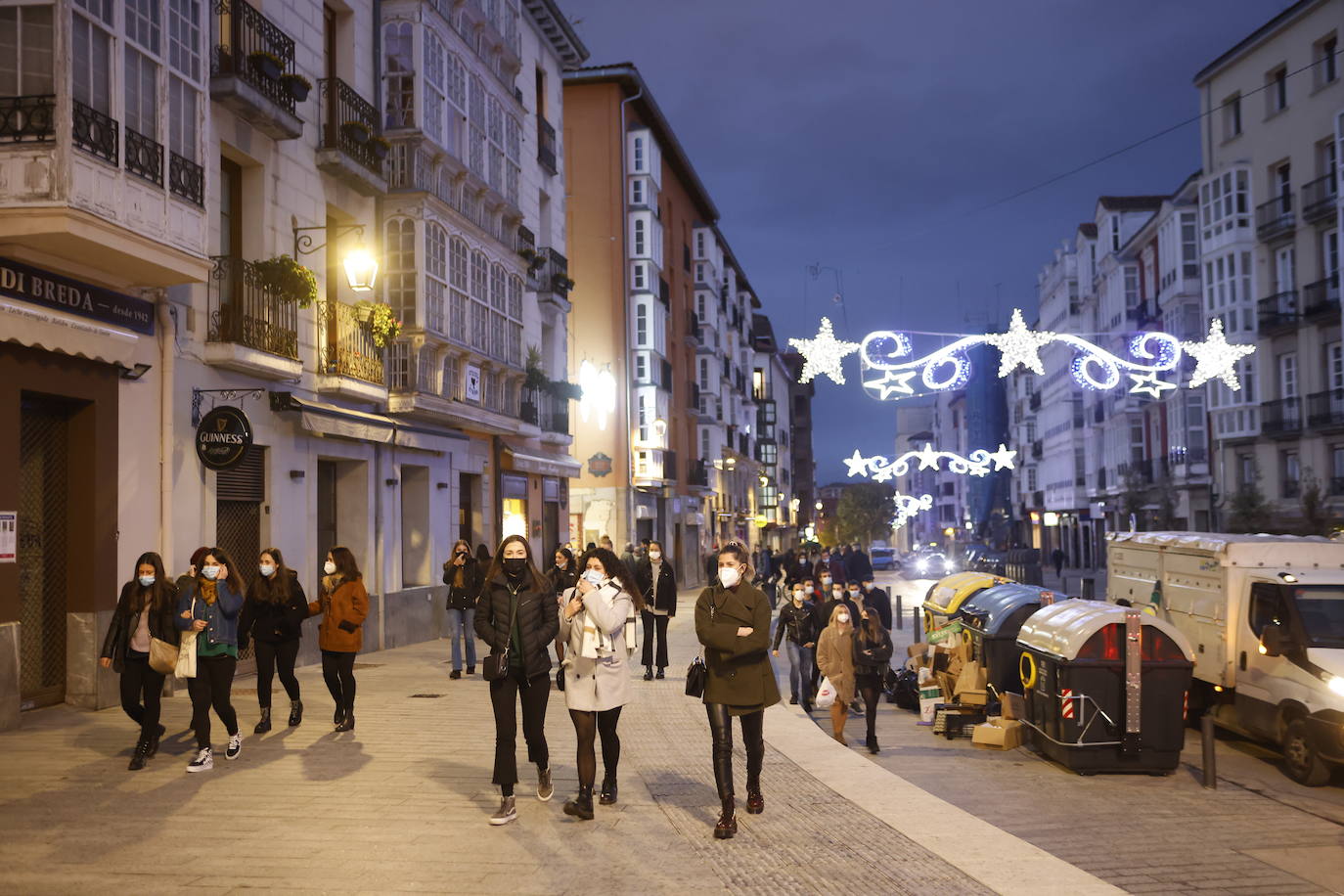 Fotos: Vitoria potea antes de la cena de Nochebuena