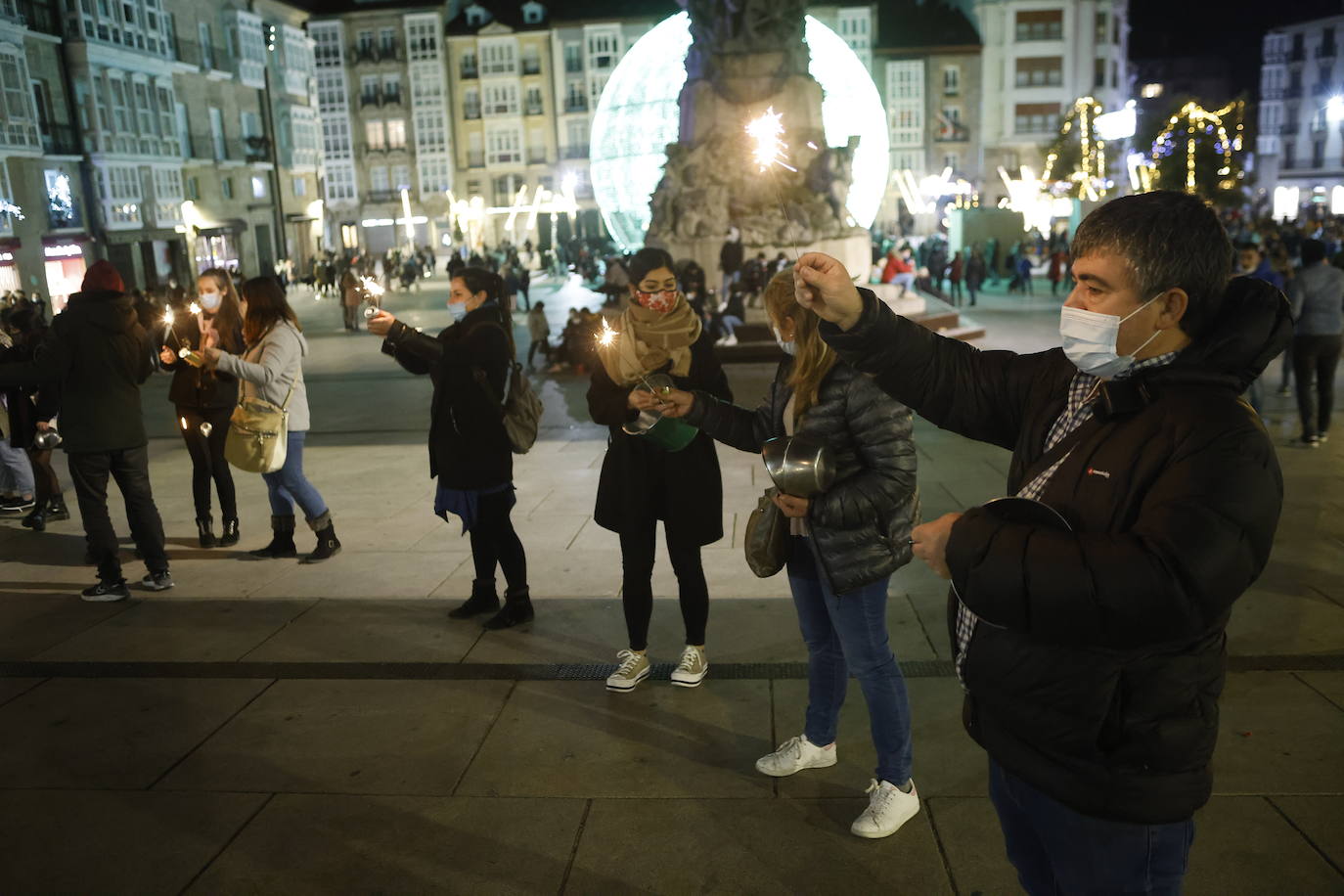 Fotos: Vitoria potea antes de la cena de Nochebuena