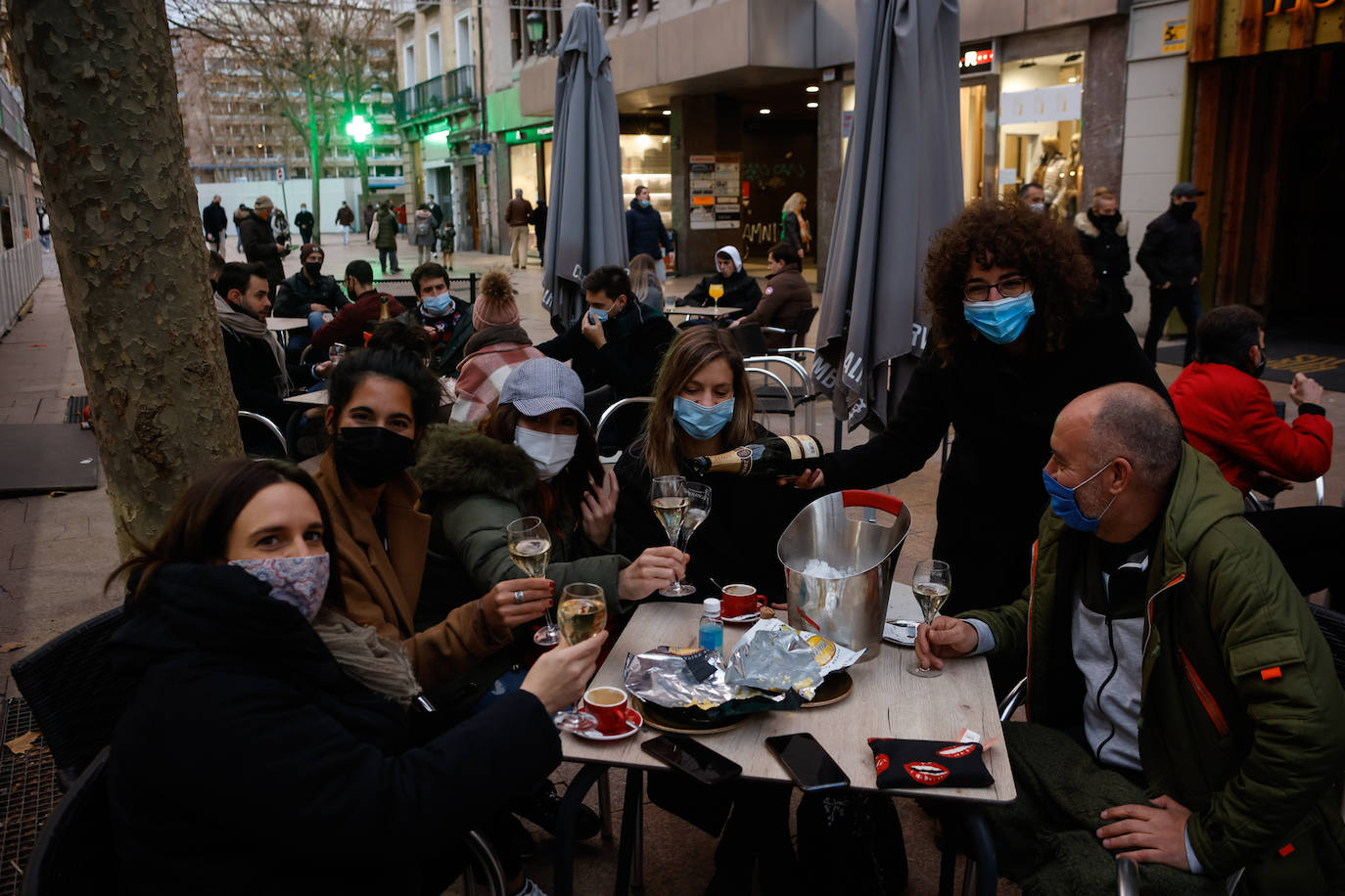 Fotos: Vitoria potea antes de la cena de Nochebuena